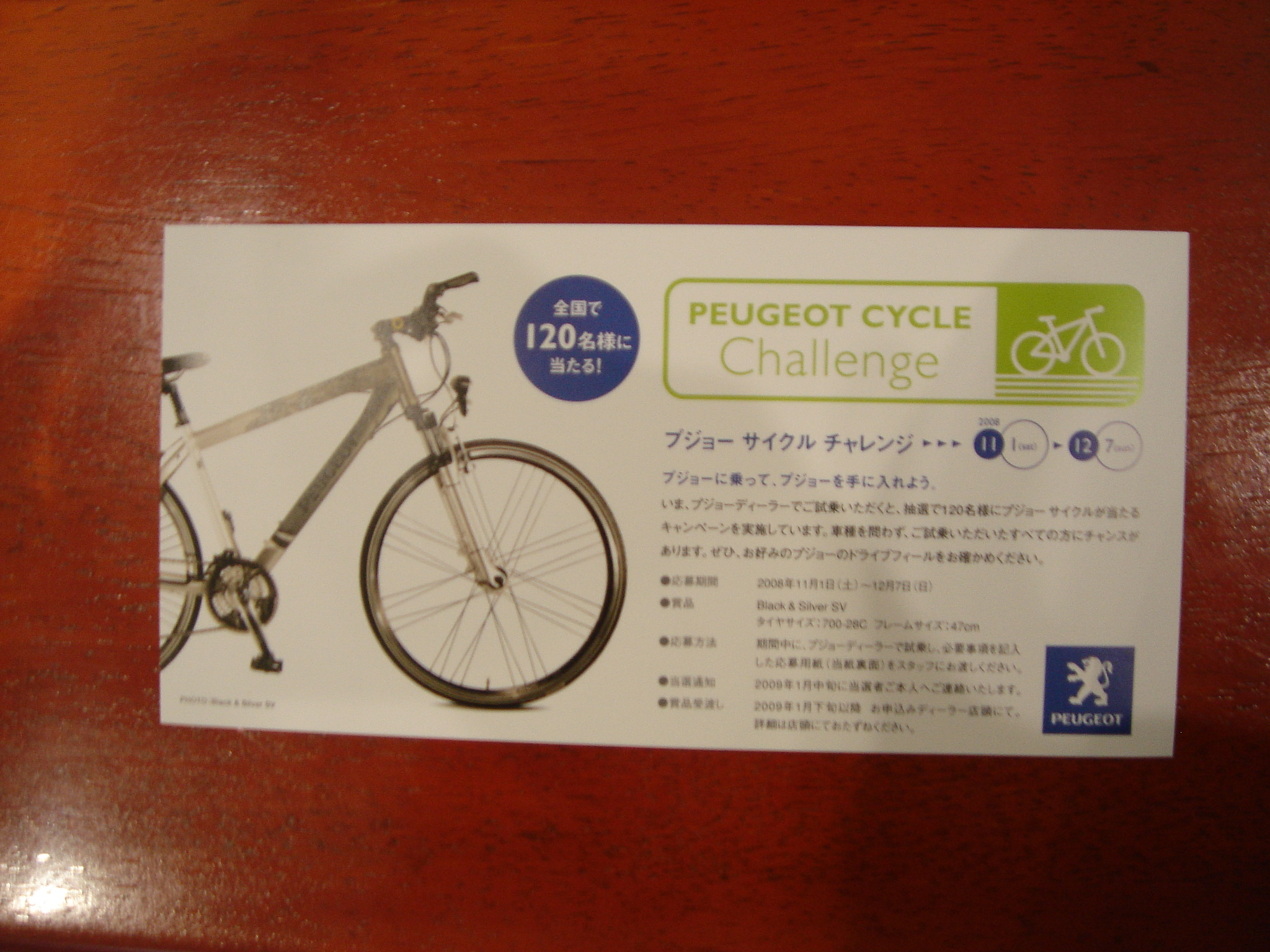 プジョー　DE　サイクリング！！