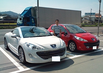 RCZご納車させて頂きました。