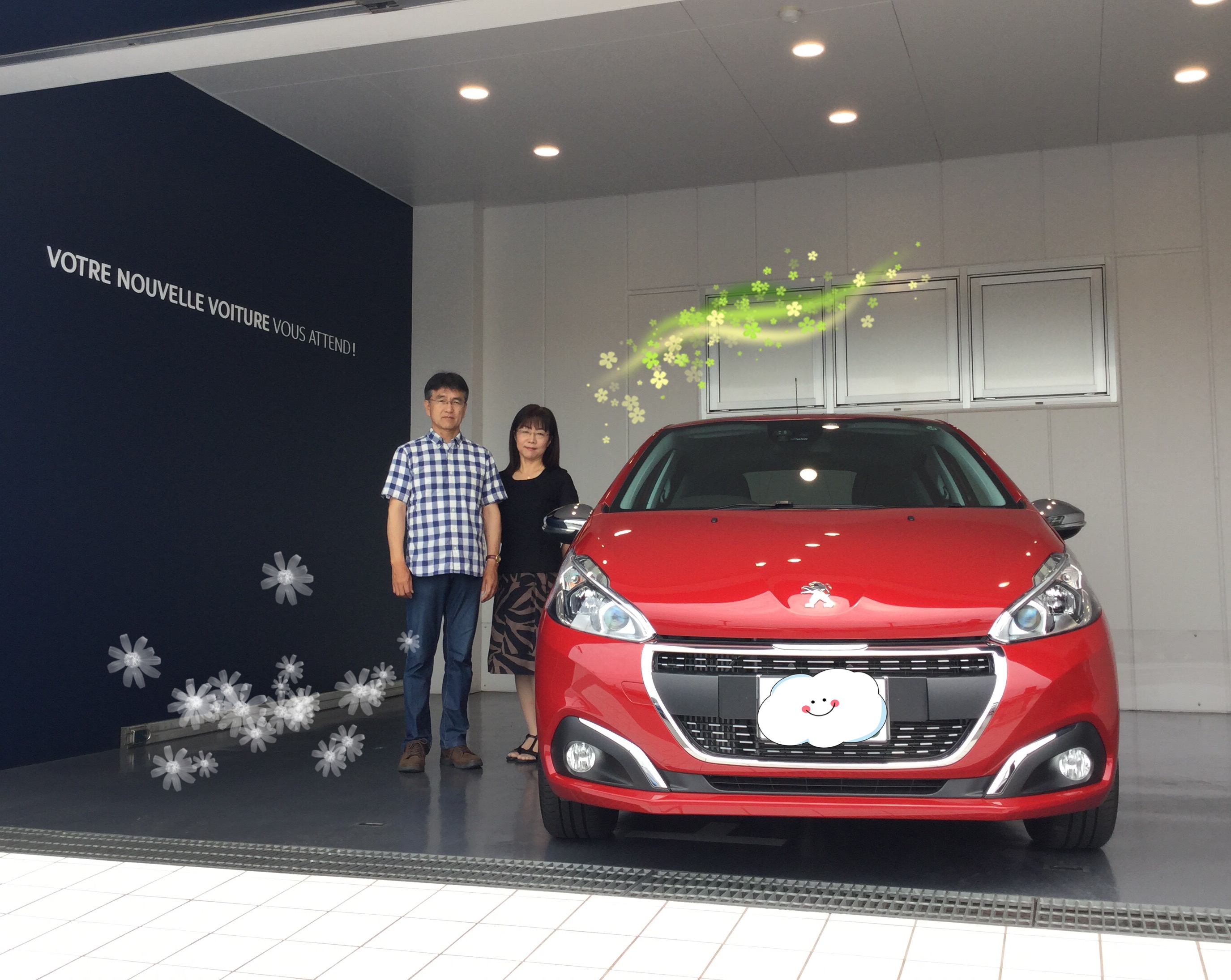 プジョー208をご納車させて頂きました