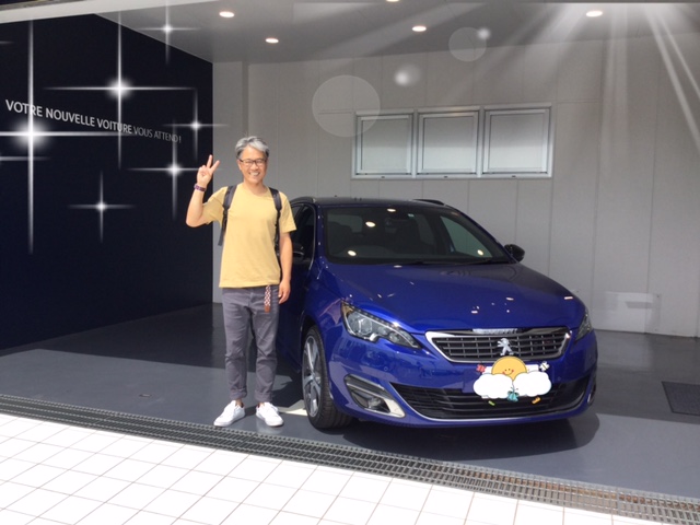 プジョー308SWGTLineをご納車させて頂きました。