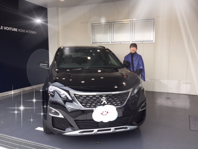プジョー3008GTLineをご納車させて頂きました。