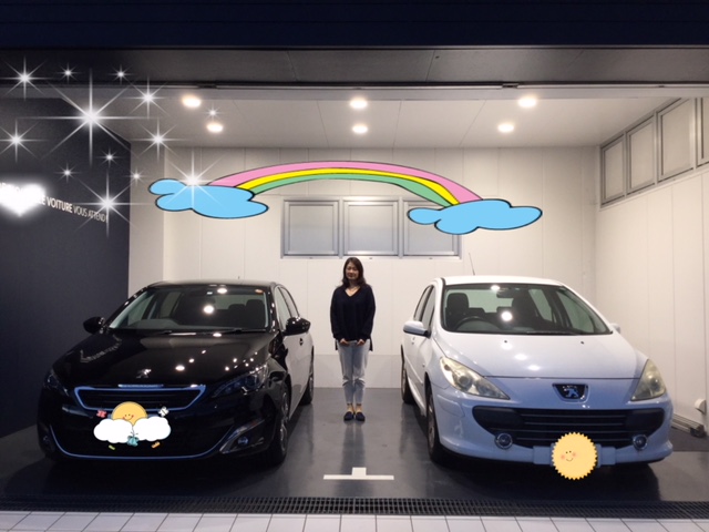 プジョー308 Allure Blue HDiをご納車させて頂きました。