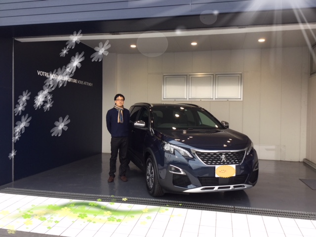 プジョー5008 GT Blue HDiをご納車させて頂きました。