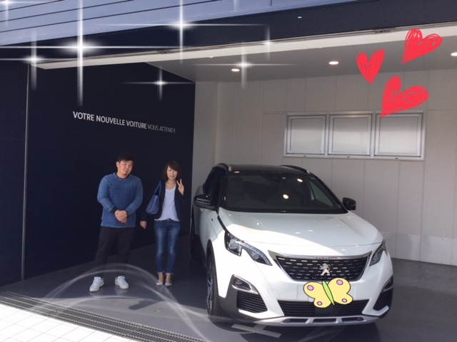 プジョー3008 GT Lineをご納車させていただきました。