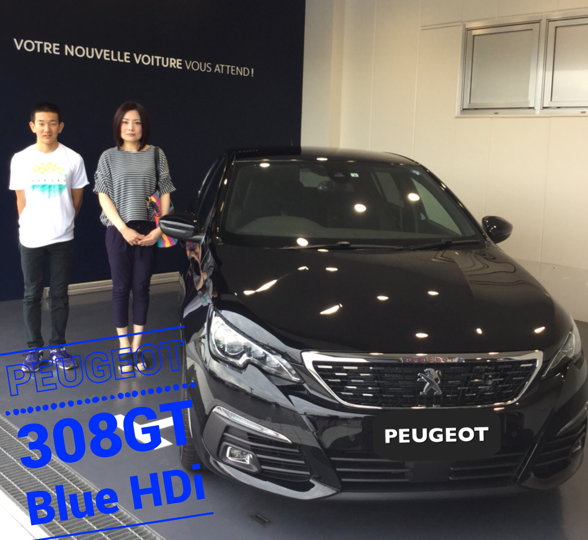 プジョー308GT Blue HDiをご納車させていただきました。
