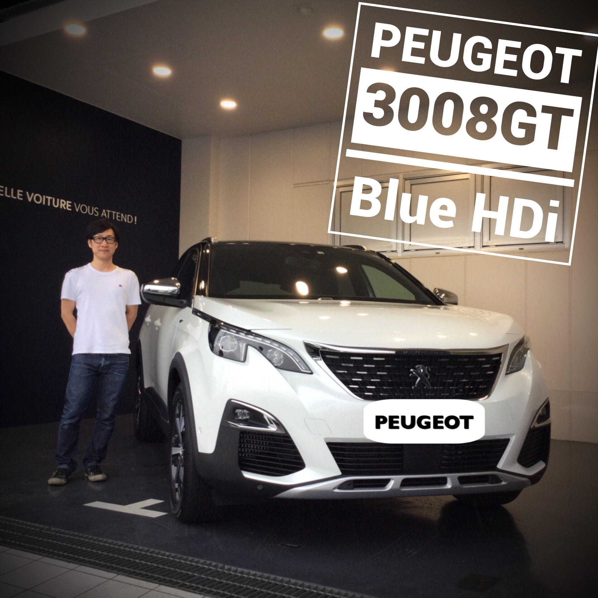 プジョー3008GT Blue HDiをご納車させていただきました。