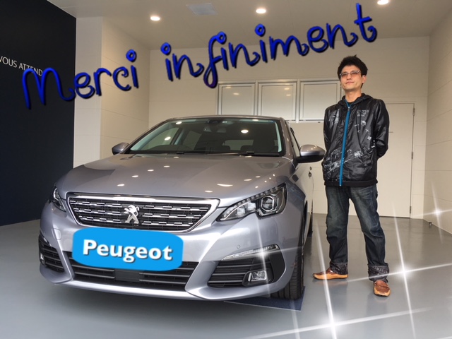 PEUGEOT 308Allure Blue HDiをご納車させて頂きました。