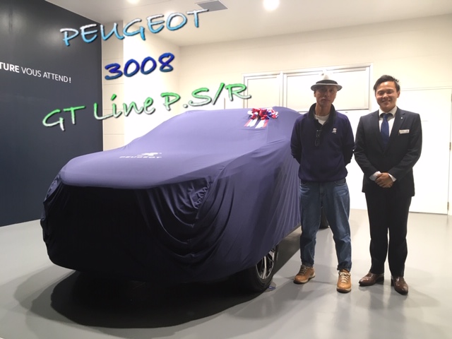 3008 GT Line P.S/R をご納車させて頂きました。
