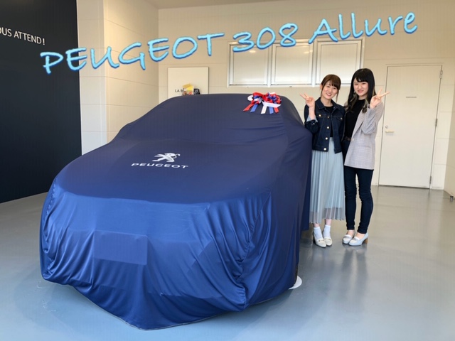 PEUGEOT308Allureをご納車させて頂きました。