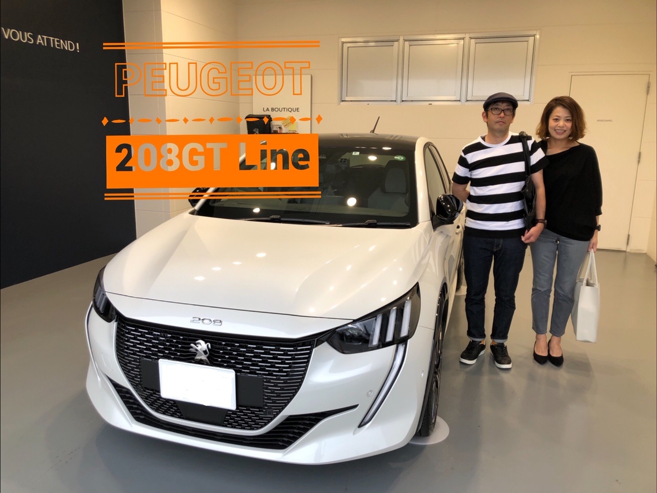 PEUGEOT NEW 208 GTLineをご納車させて頂きました！！