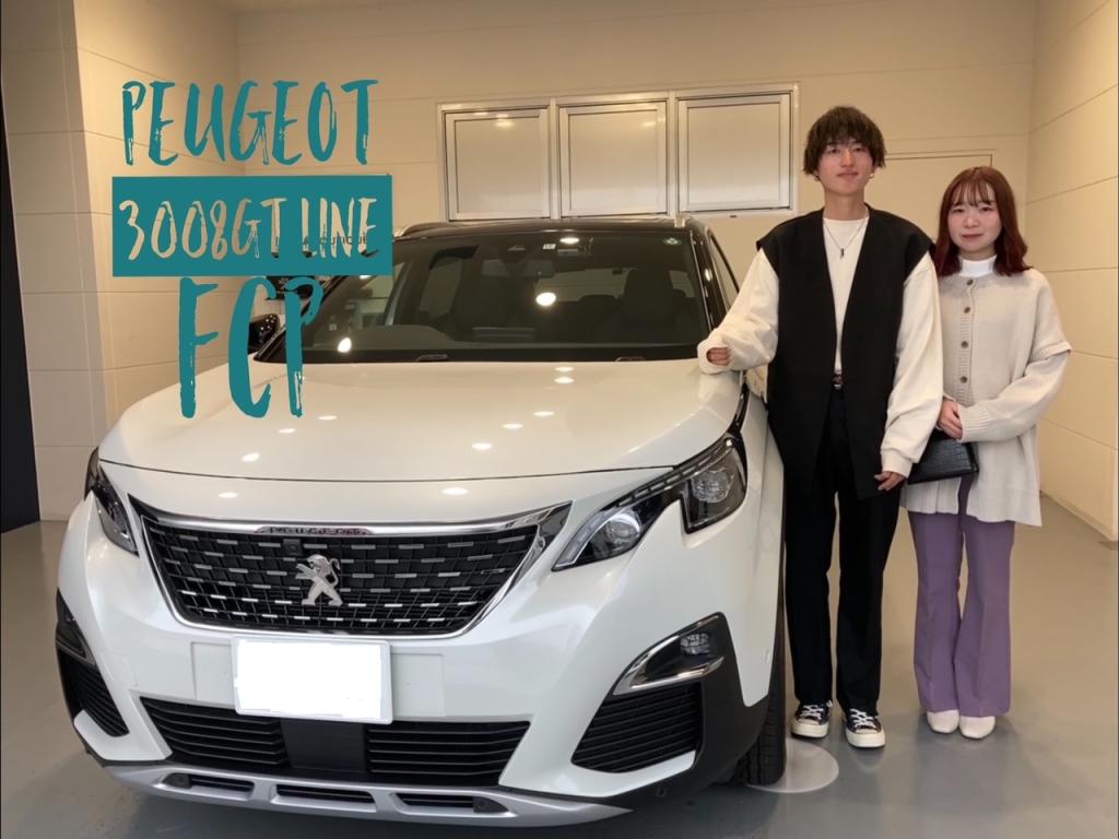 PEUGEOT3008 GT Lineをご納車させて頂きました！！