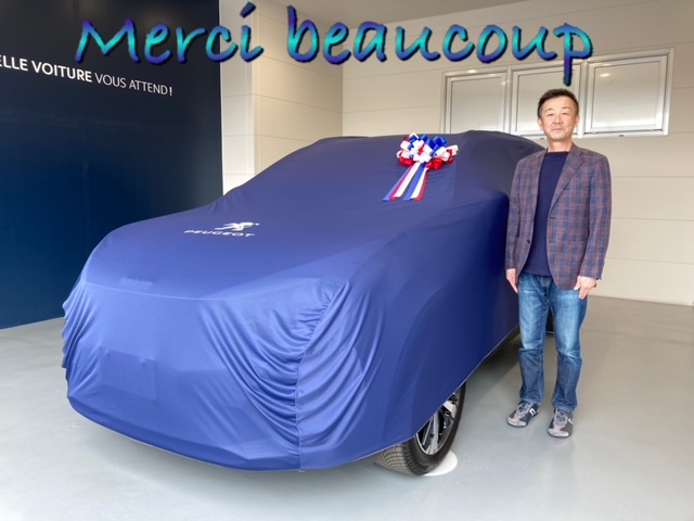 PEUGEOT5008GT P.S/Rをご納車させて頂きました。