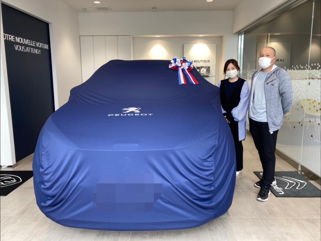プジョー5008GT B.HDI L.PKGをご納車させていただきました