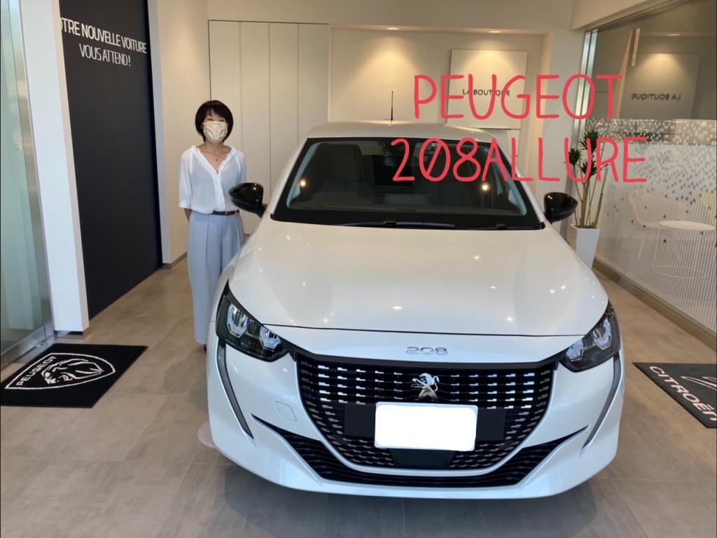 PEOGEOT 208 Allureをご納車させて頂きました！！