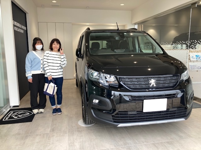PEUGEOT RIFTER GT Longをご納車させて頂きました！！