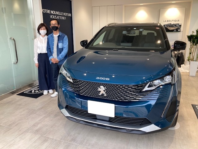 PEUGEOT 3008 GT B.HDIをご納車させて頂きました！！