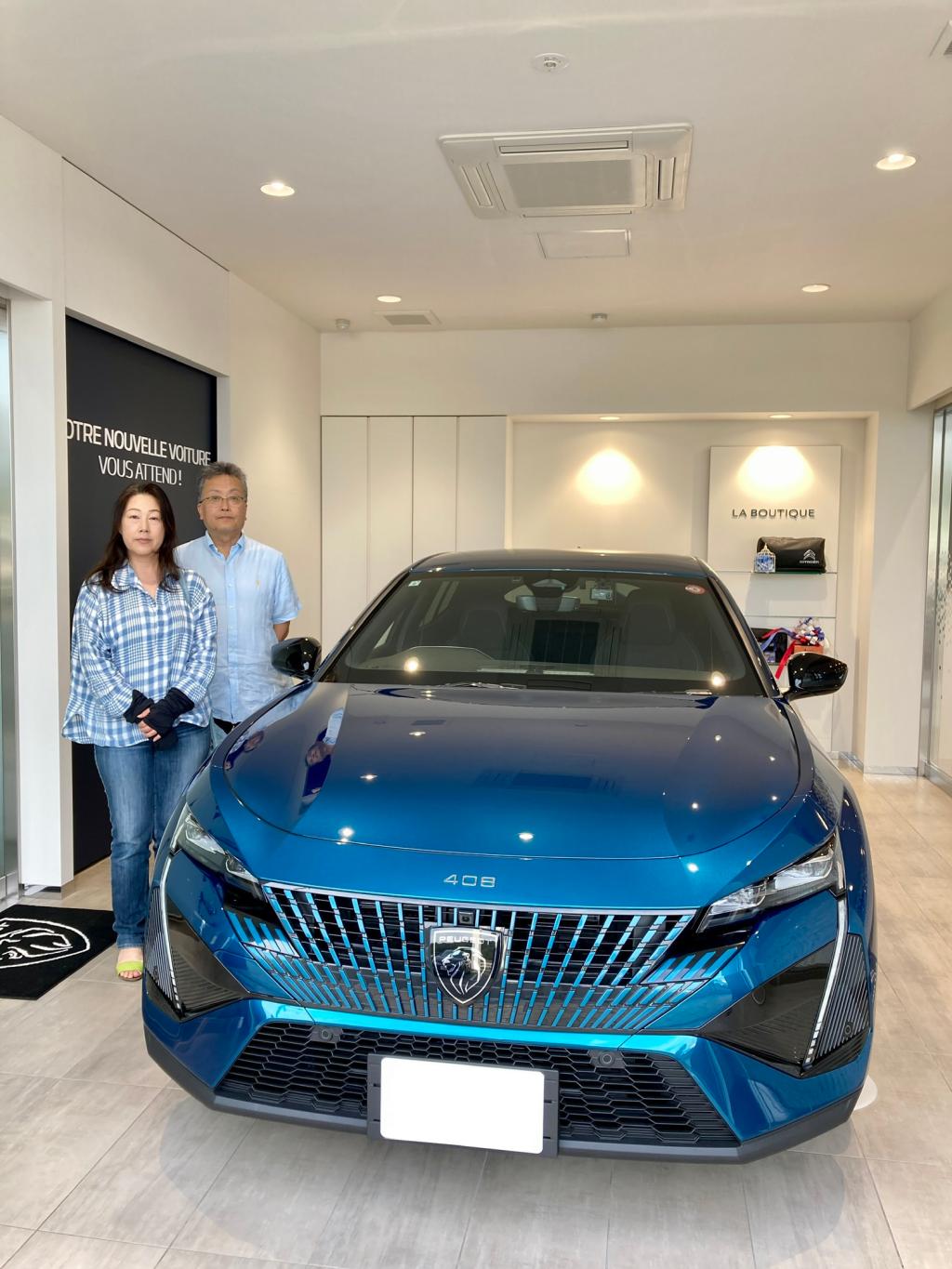 408GT　オブセッションブルーをご納車させていただきました